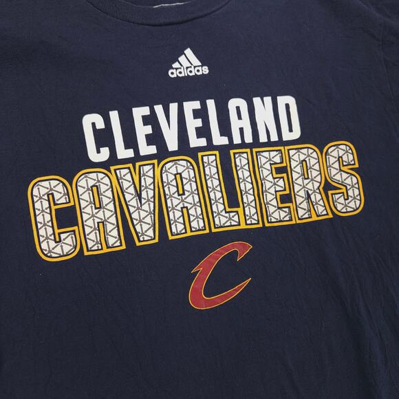 Adidas Cleveland Cavaliers Graphic Basketball T Shirt Mens Size Medium M Blue - Picture 4 of 9